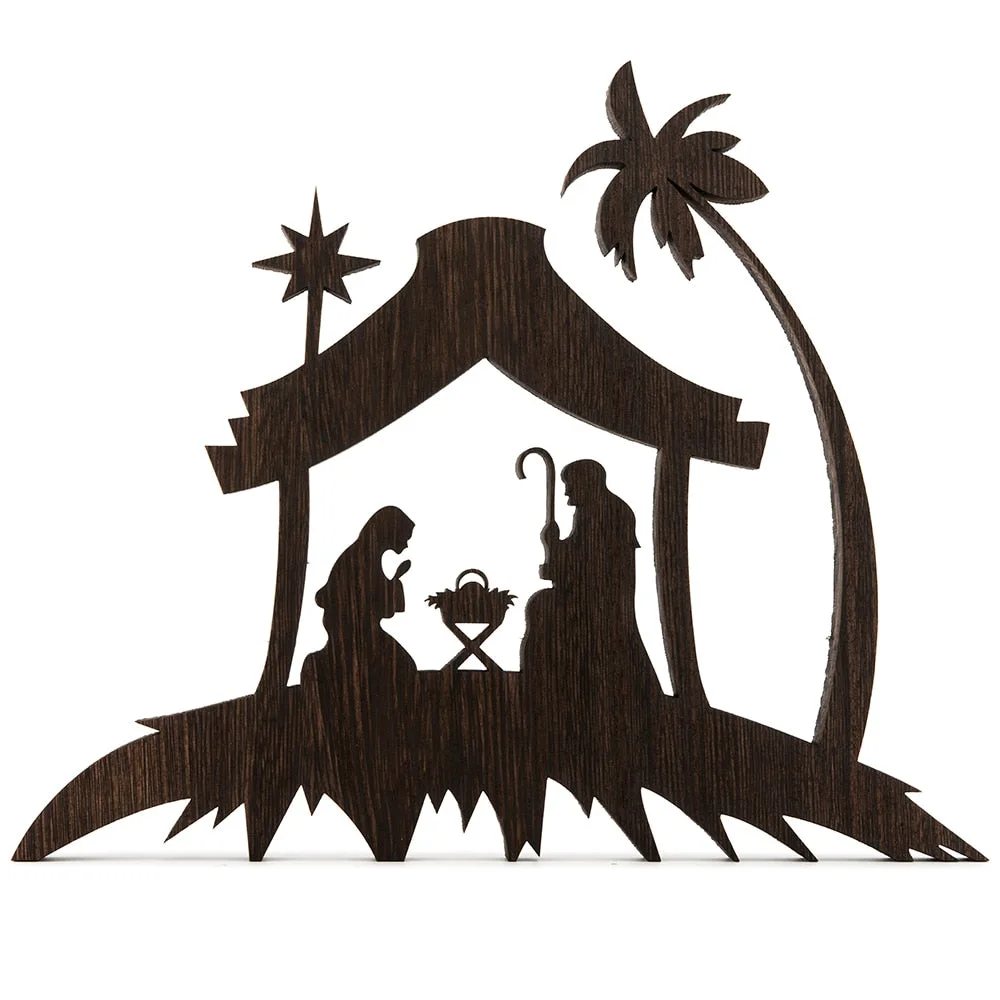 Home Decor Table Ornament Wood Dog Craft Sculpture Handmade Wooden Pets Figurine Crafs Desk Decorations Great Gifts for Friends