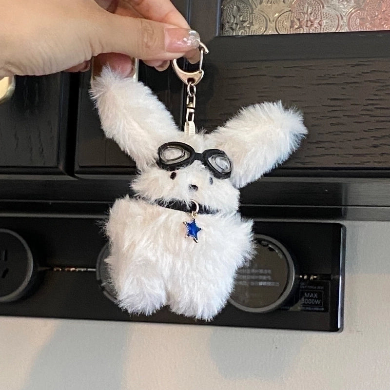 Cute Rabbit Plush Women’s Bag Pendant Keychain