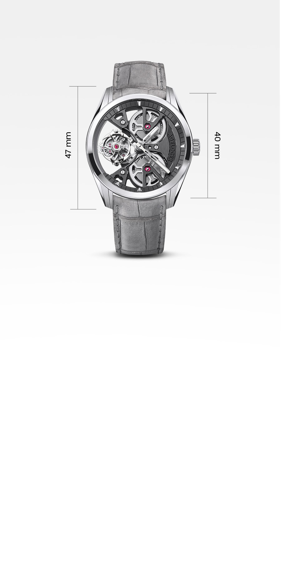 Full transparent sapphire flying tourbillon（Mobile 4）