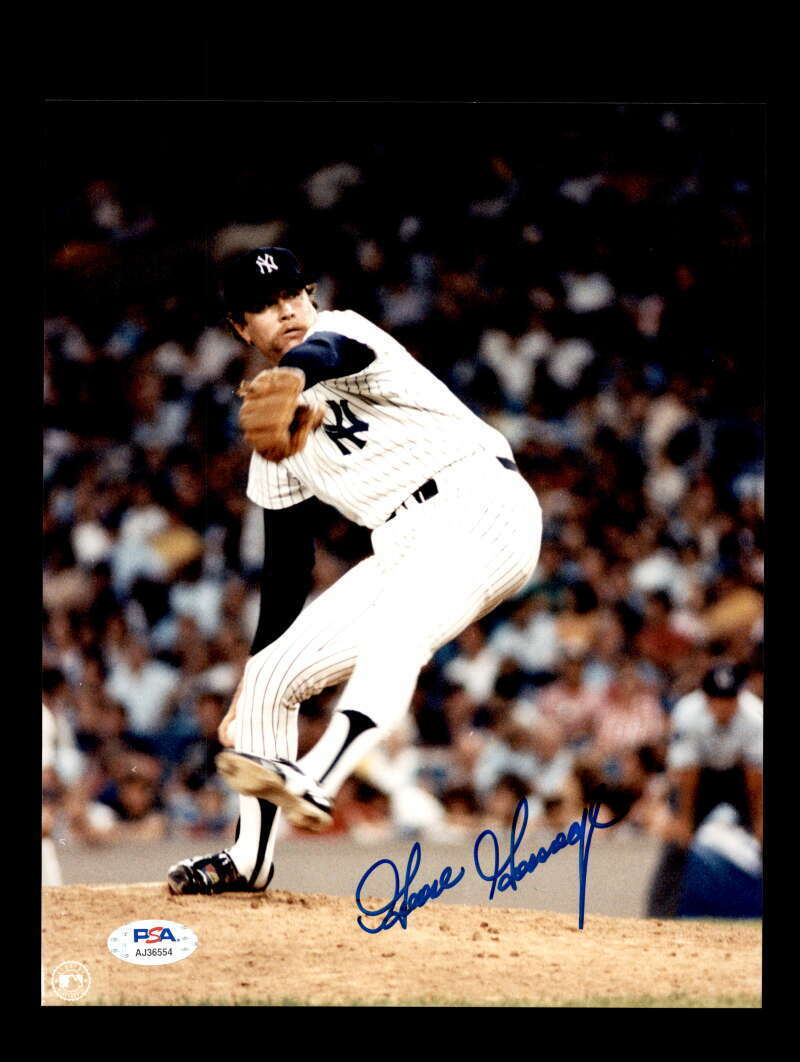 Goose Gossage PSA DNA Coa Signed 8x10 Photo Poster painting Yankees Autograph