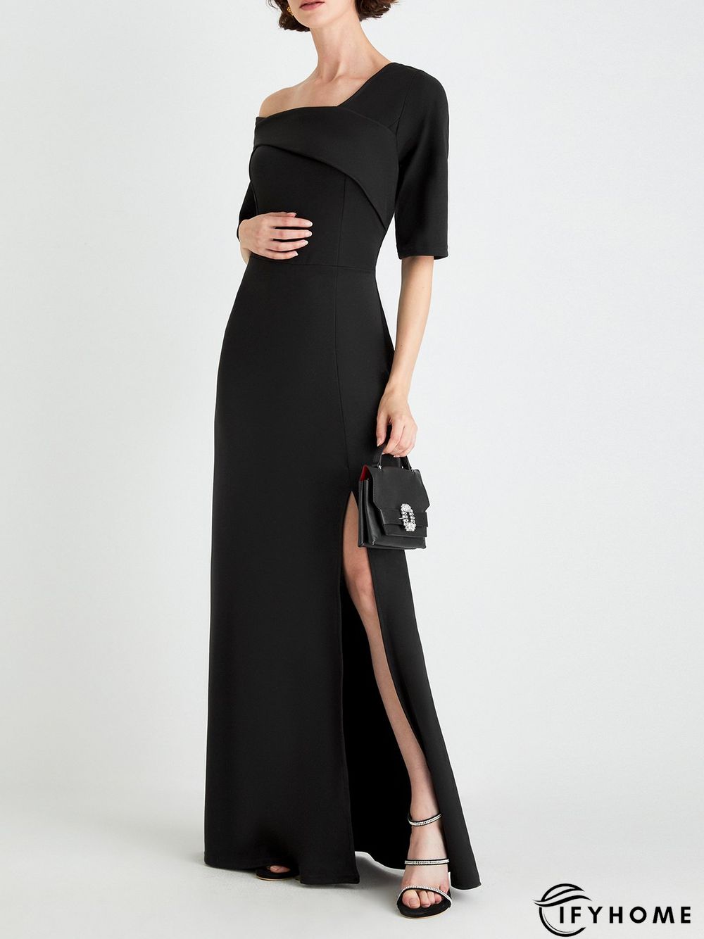 Regular Fit Elegant Evening Maxi Dress | IFYHOME