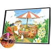 Diamond Painting -DIY Round Drill Bears(60x40 CM)