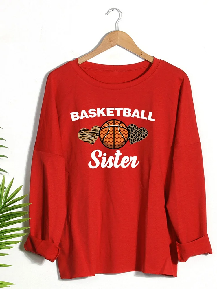 Basketball sister Sweatshirt-011261-Annaletters