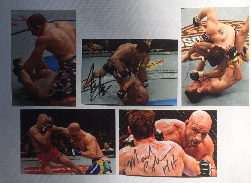 UFC Signed Photo Poster painting Lot 1 (5) Will Pass BAS JSA Authentic