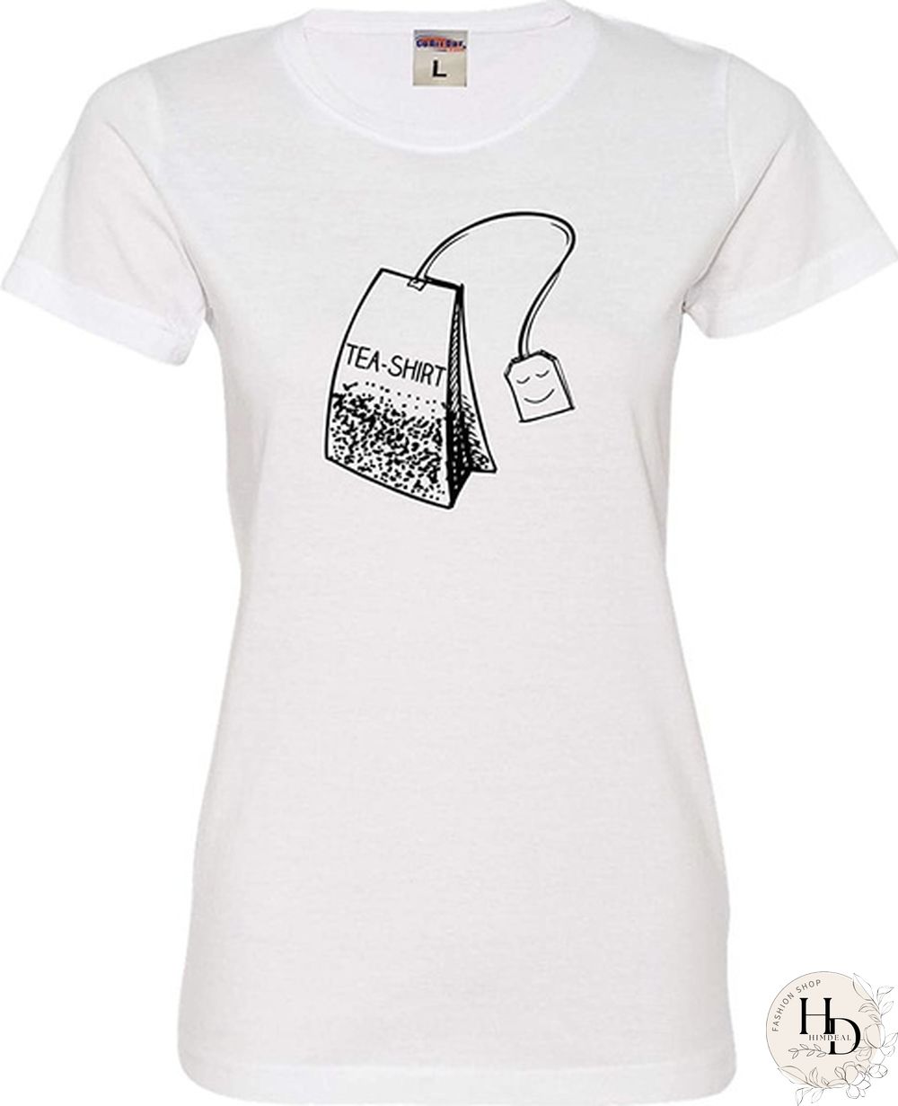 Go All Out Womens Tea Shirt Funny Tea Lovers Pun Deluxe Soft T-Shirt