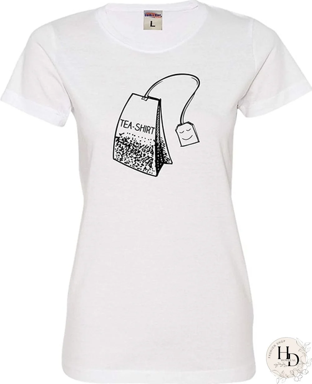 Go All Out Womens Tea Shirt Funny Tea Lovers Pun Deluxe Soft T-Shirt