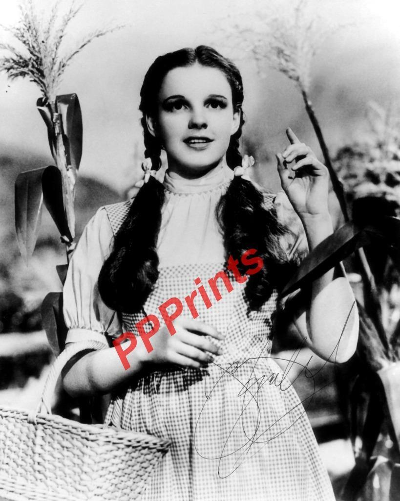 JUDY GARLAND Dorothy Wizard of Oz SIGNED AUTOGRAPHED 10X8 REPRO Photo Poster painting PRINT