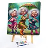 Funny Granny-Paint by Numbers Acrylic Painting 40*40CM