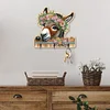 (US Only)Horse Theme DIY Diamond Painting Art Hooks Home Decor Craft Kit for Wall Decor