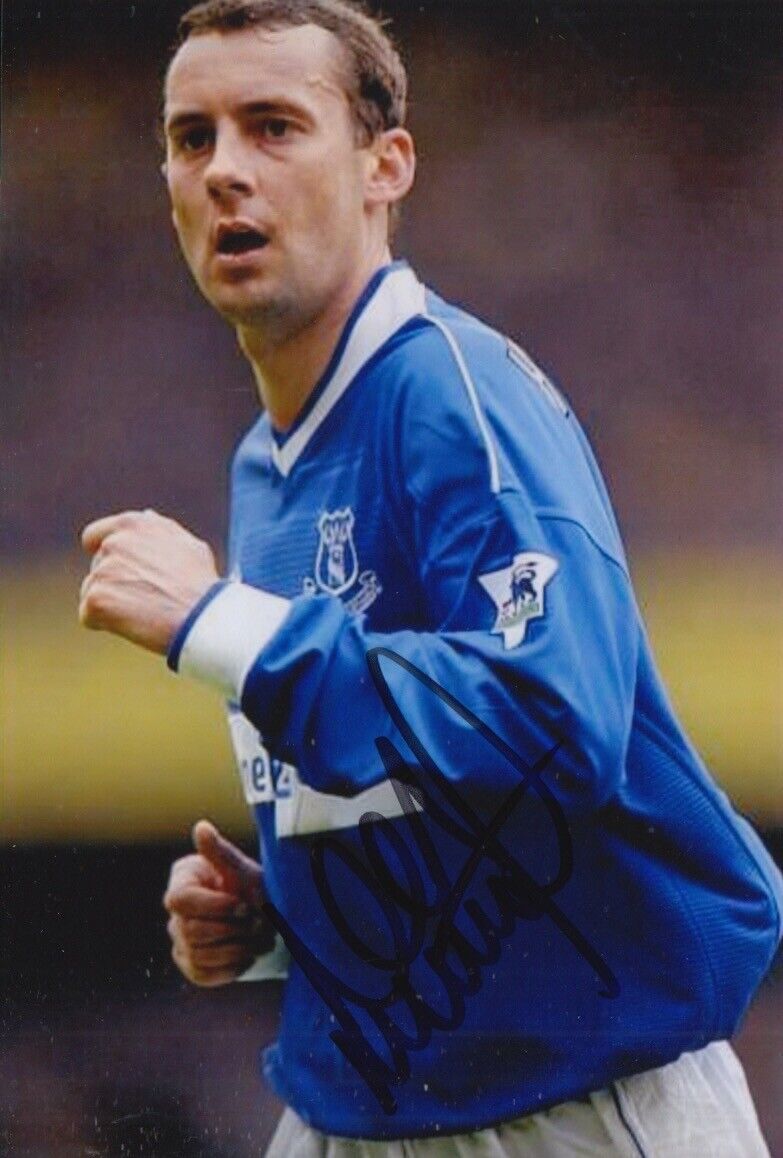 DON HUTCHISON HAND SIGNED 6X4 Photo Poster painting EVERTON FOOTBALL AUTOGRAPH 1