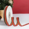 Christmas Decor Festive Green Red Ribbon 1 / 1.5 / 2 / 2.5cm