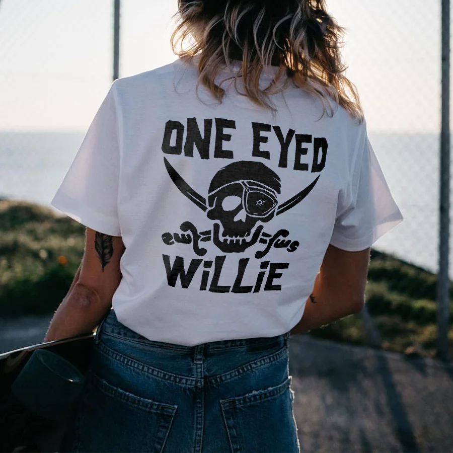 One Eyed Willie Printed Women's T-shirt