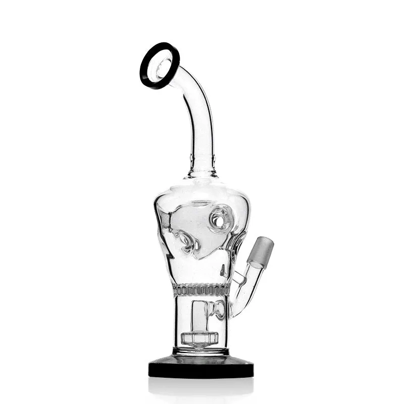9" Tall Circle to Honeycomb Perc Faberge Egg