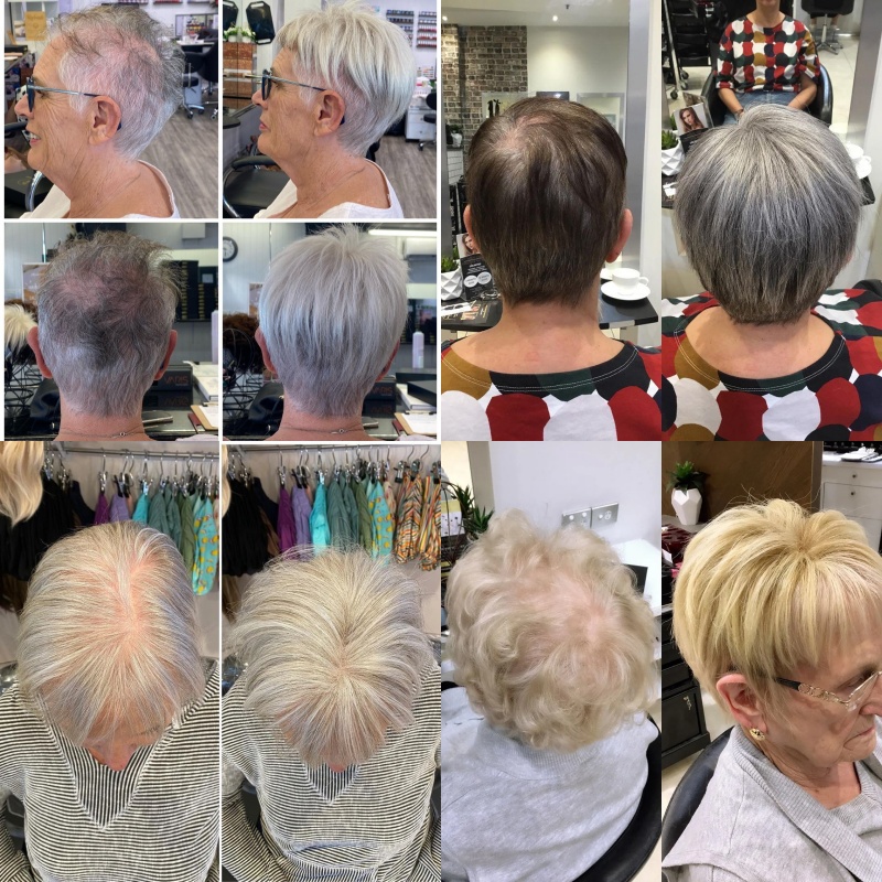 Natural Short Hair Topper