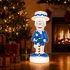 Glowing Snow Miser Figure Classic Unique Look for Outdoor Lawn Porch Decor