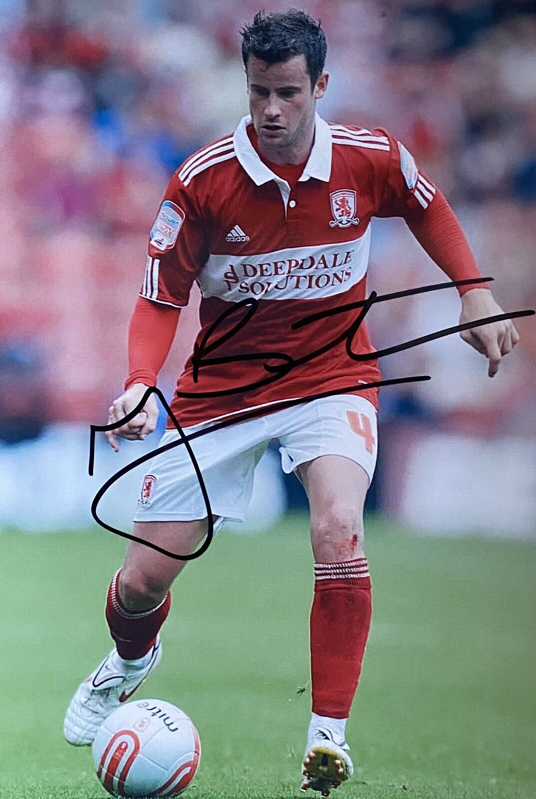 Matthew Bates Genuine Hand Signed Middlesbrough 6X4 Photo Poster painting