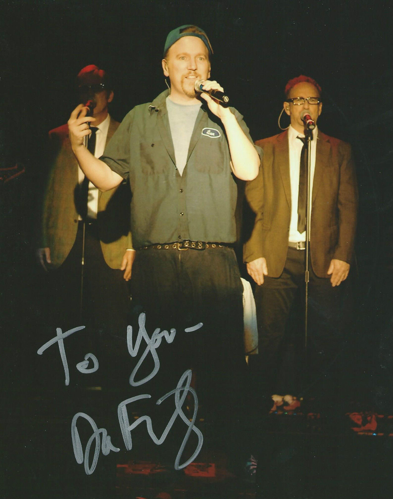 **GFA The Dan Band-Old School *DAN FINNERTY* Signed 8x10 Photo Poster painting AD3 COA**