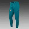 2024 Portugal Half-Pull Training Suit Dark Green Football Jersey 1:1 Thai Quality
