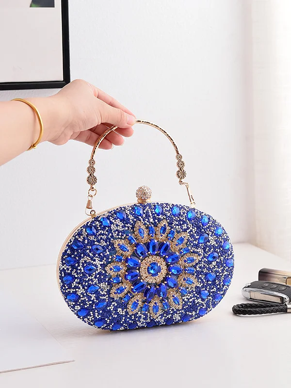 Split-Joint Shiny Geometric Handbags Bags Accessories Bags