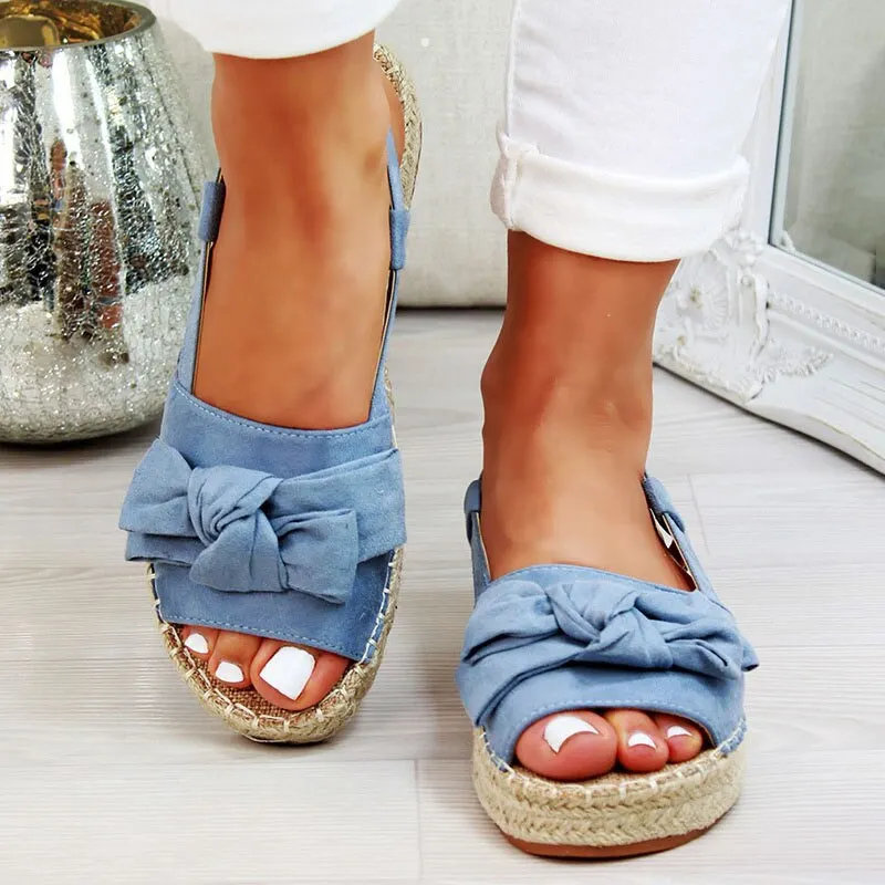 Women Sandals Sweet Summer Shoes Woman Flat Sandals Summer Beach Casual Shoes With Low Heels Platform Sandals Chaussures Femme