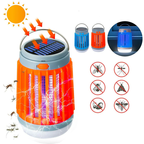 Solar Mosquito And Bug Zapper Camping Lamp