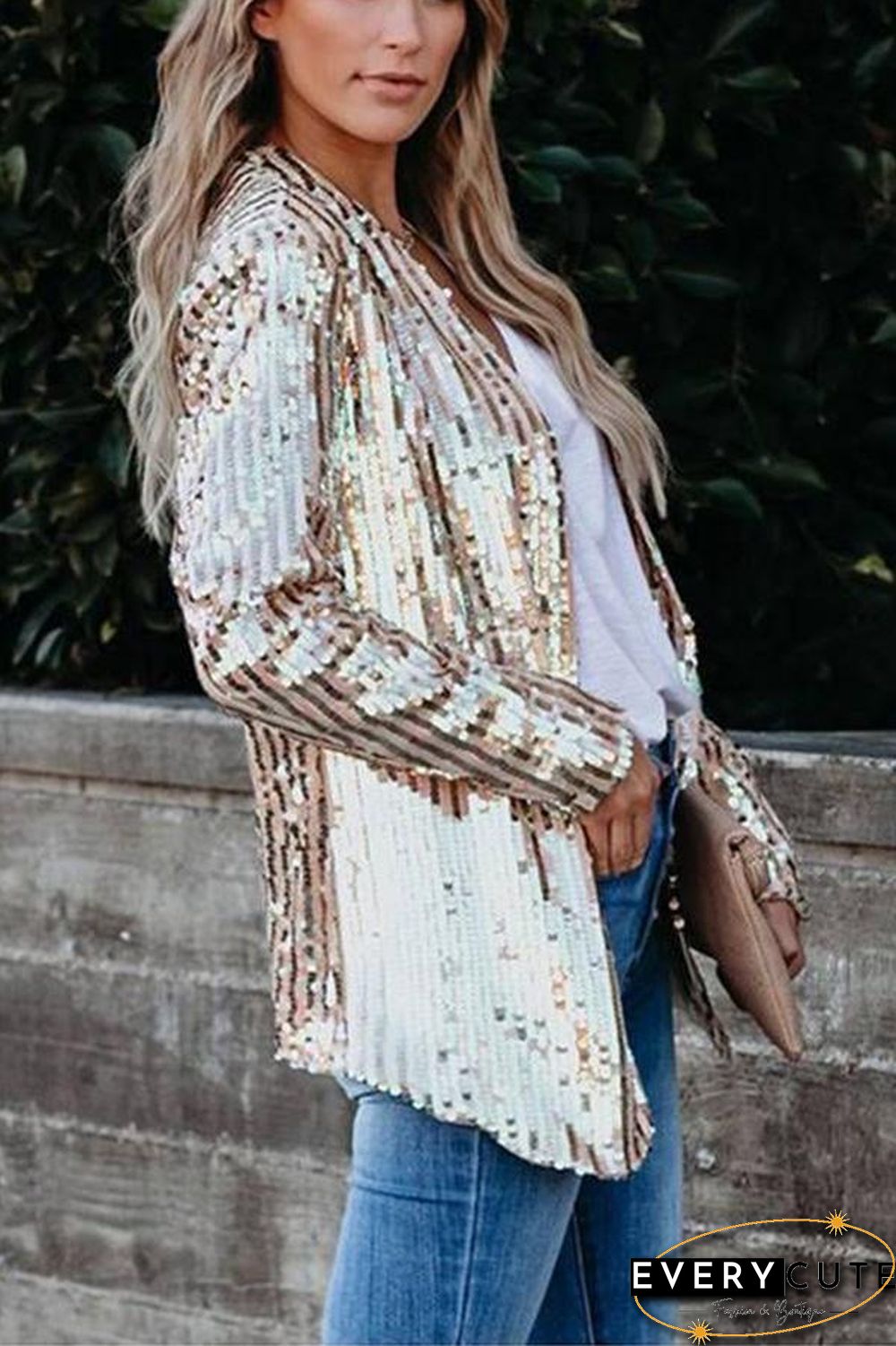 Break The Bank Sequin Blazer