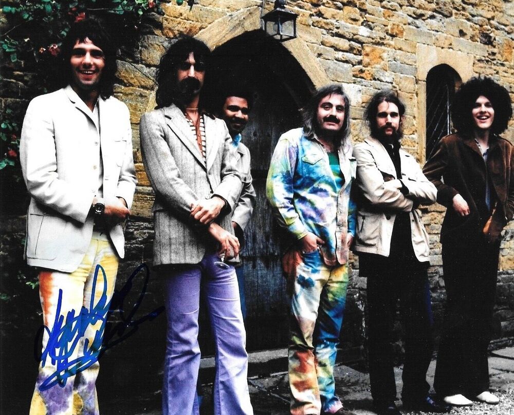 * AYNSLEY DUNBAR * signed 8x10 Photo Poster painting * JOURNEY ZAPPA DRUMMER * * 4