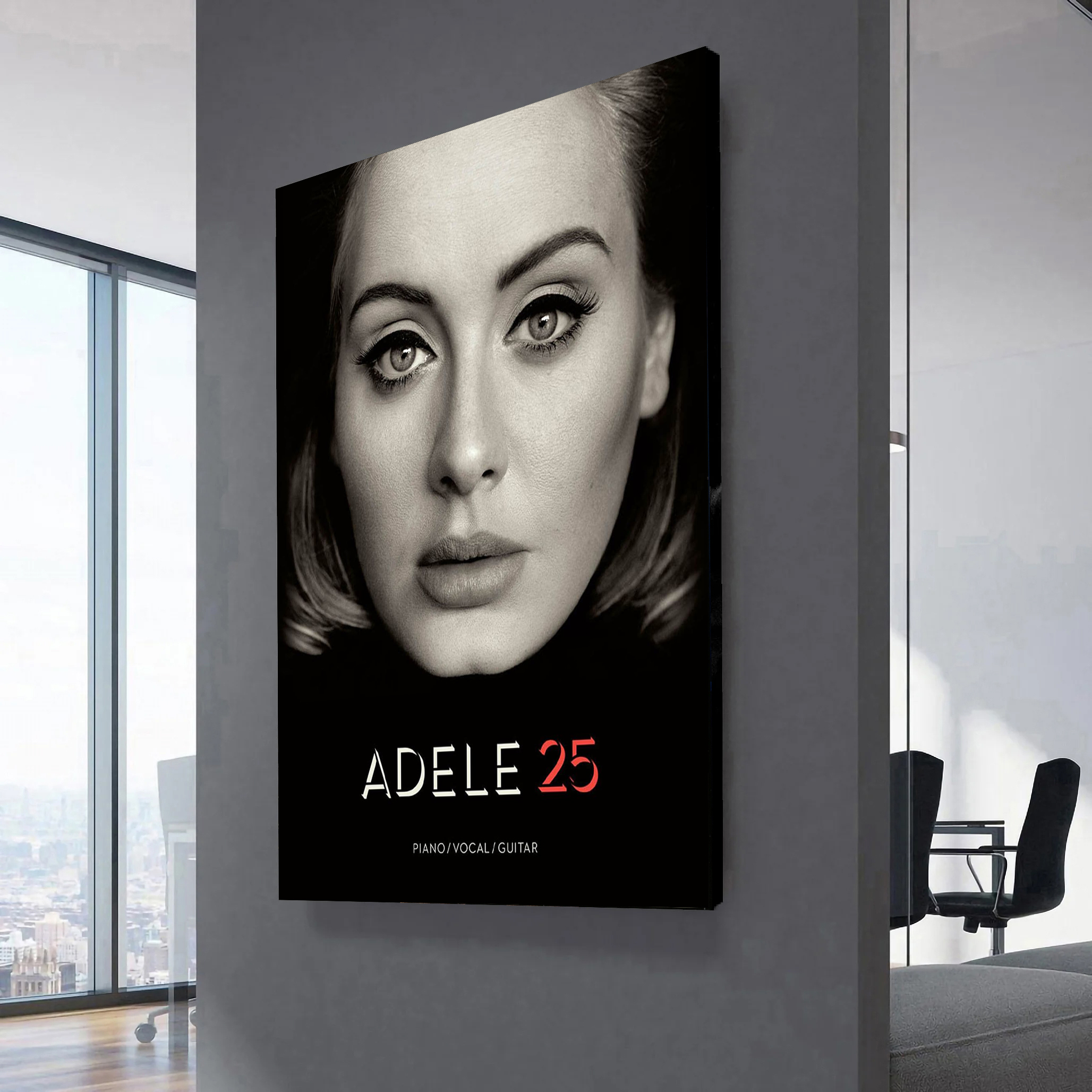 Adele 25 Album Cover Canvas Wall Art 