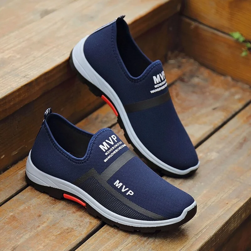 Summer Mesh Men Shoes Lightweight Sneakers Men Fashion Casual Walking Shoes Breathable Slip on Mens Loafers Zapatillas Hombre