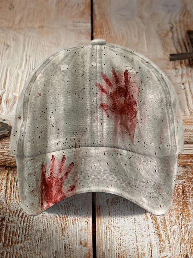 Unisex Bloody  Printed Hat