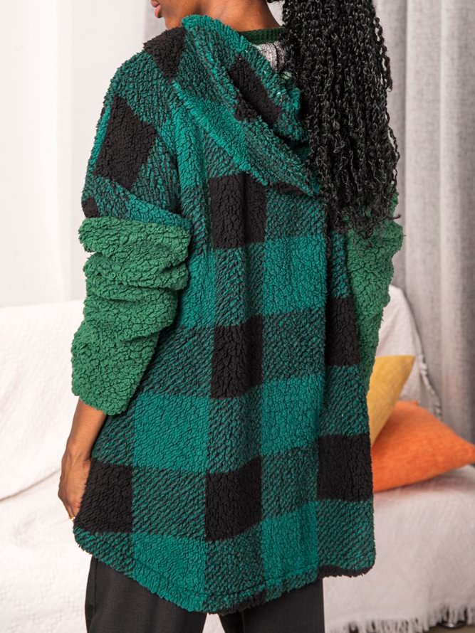 Green Geometric Vintage Shirts & Tops