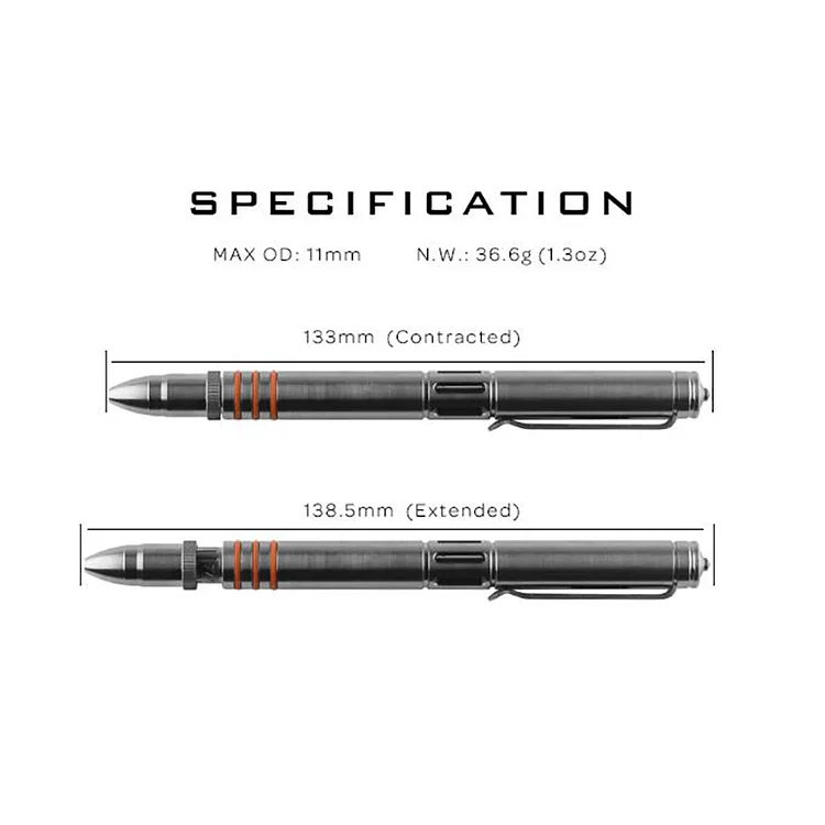 Titanium Pen, Bolt Action pen