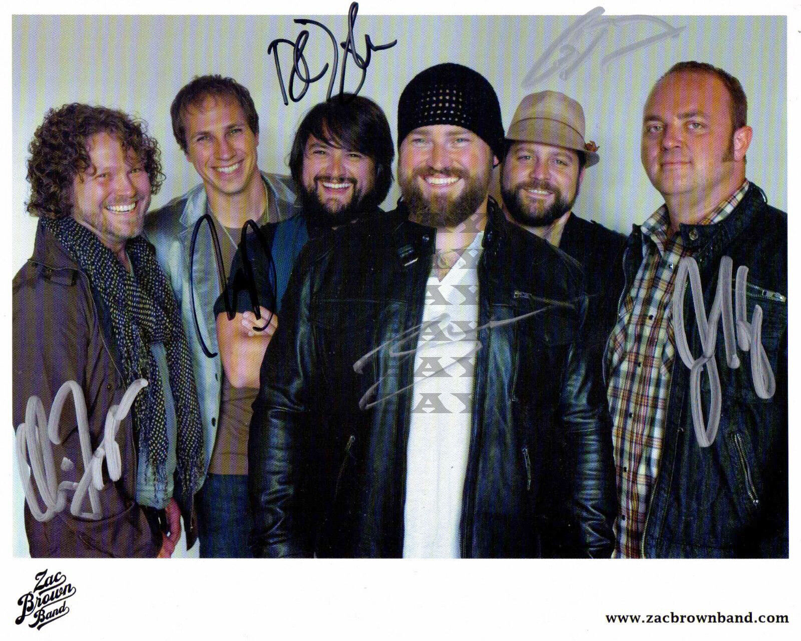 Zac Brown Band Autographed signed 8x10 Photo Poster painting Reprint