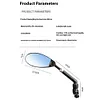 Bicycle Rearview Mirror Handlebar Bike Mirror Adjustable Angle for MTB Road Bike