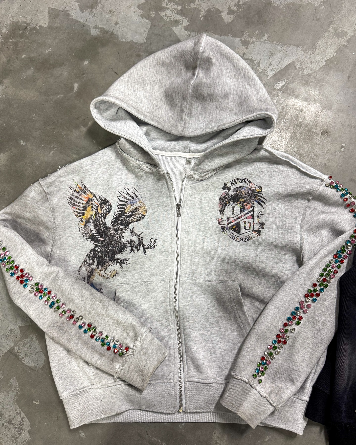 Jewel Zip Hoodie