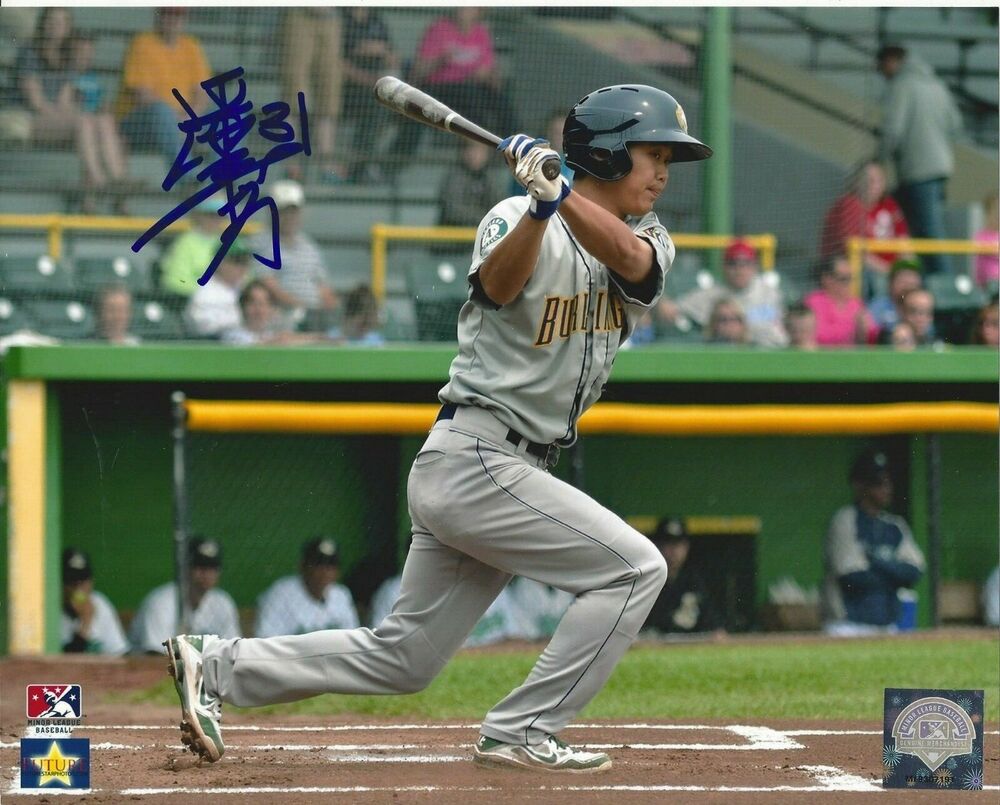 Chih-Fang Pan  Autographed 8x10 Burlington Bees   #S1199