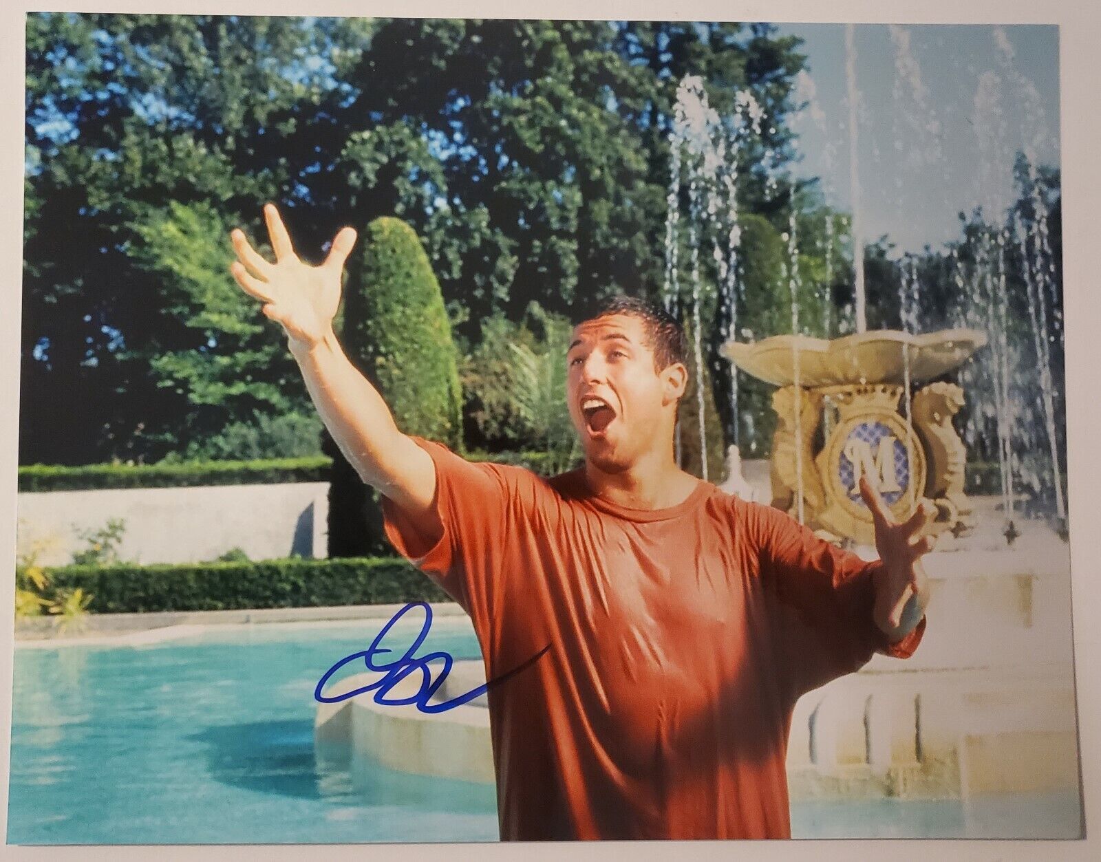 Adam Sandler Signed 11x14 Metallic Photo Poster painting Billy Madison Happy Gilmore Click RAD