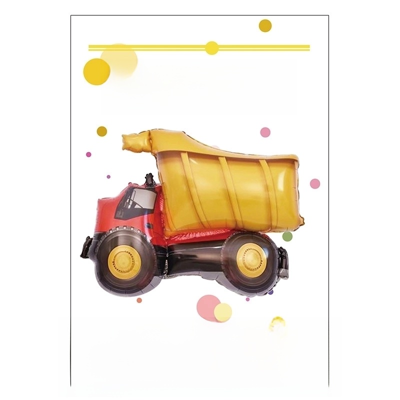 Birthday Cartoon Style Cute Car Airplane Aluminum Film Indoor Party Balloons