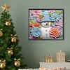 Diamond Painting -DIY Round Drill 3D Texture Snowman（40x35cm）
