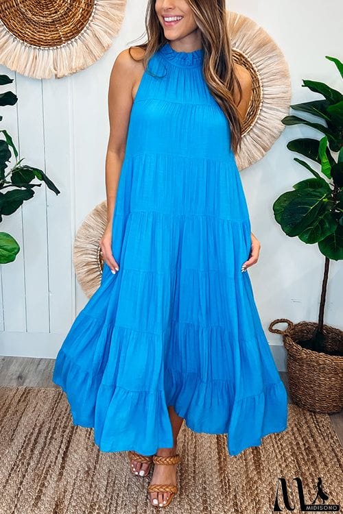 MidiSono - Come To Me Tiered Tank Midi Dress