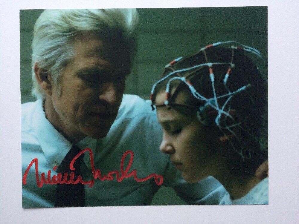 Matthew Modine Autographed Photo Poster painting Authentic Stranger Things Brenner 8x10