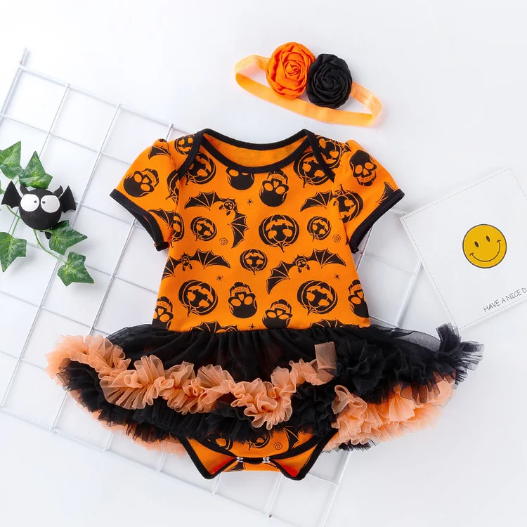 Babeside 20"- 22" Reborn Baby Dolls 2-Pcs Set -  Halloween Crawl Suit Set