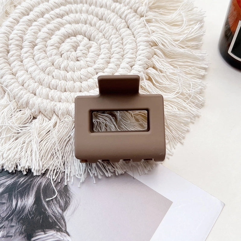 Women’s IG Style Solid Color Plastic Hair Claws