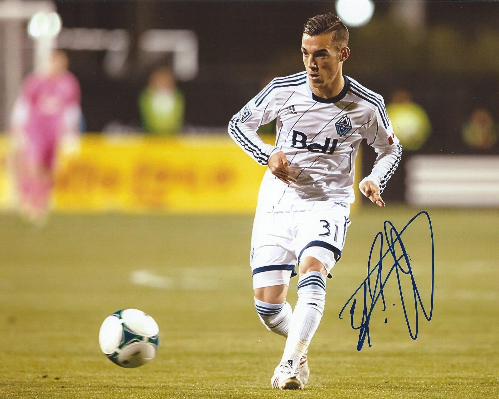 Russell Teibert Signed 8x10 Photo Poster painting Vancouver Whitecaps FC MLS Autographed COA