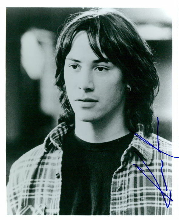 Keanu Reeves Vintage signed 8x10 Photo Poster painting COA