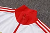 Joyfball 2025/2026 Bayern Munich Long Zipped Jacket 125-Year Anniversary White Football Jersey 1:1 Thai Quality 