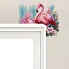 (US Local)Flamingo  Diamond Painting Door Corner Sign DIY Door Frame Decoration