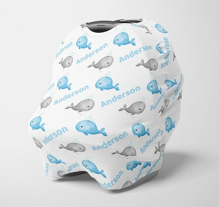Personalized Baby Car Seat Canopy| Canopyl03