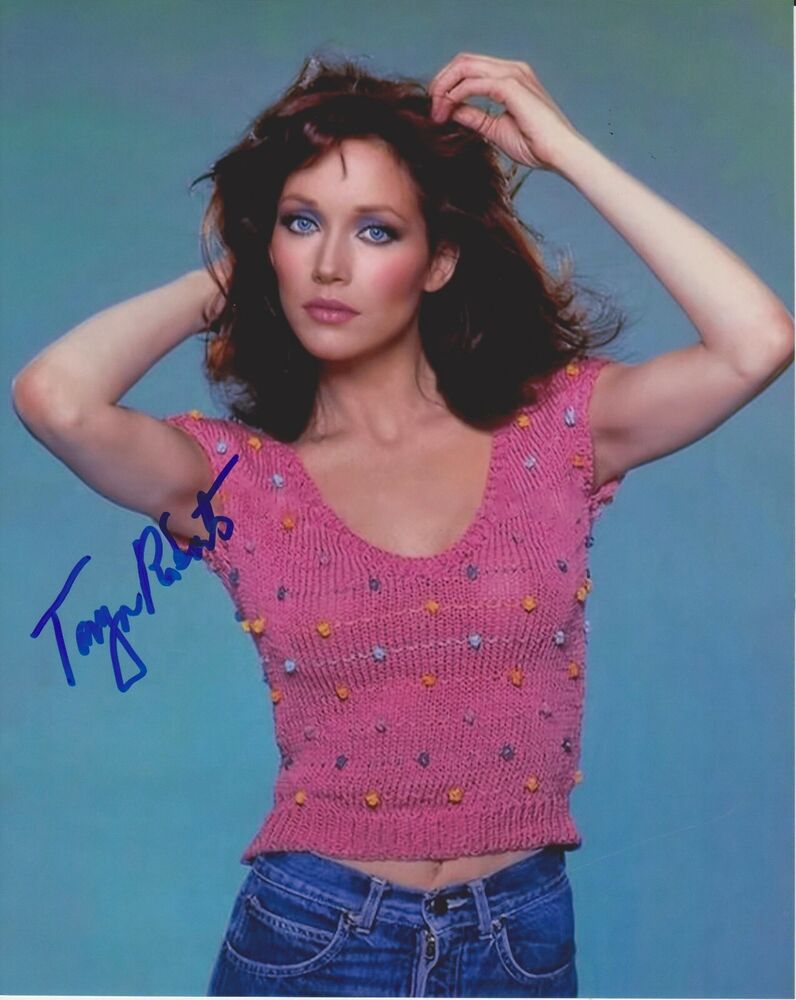 Tanya Roberts Signed 8x10 Photo Poster painting - James Bond Babe - SEXY! #9