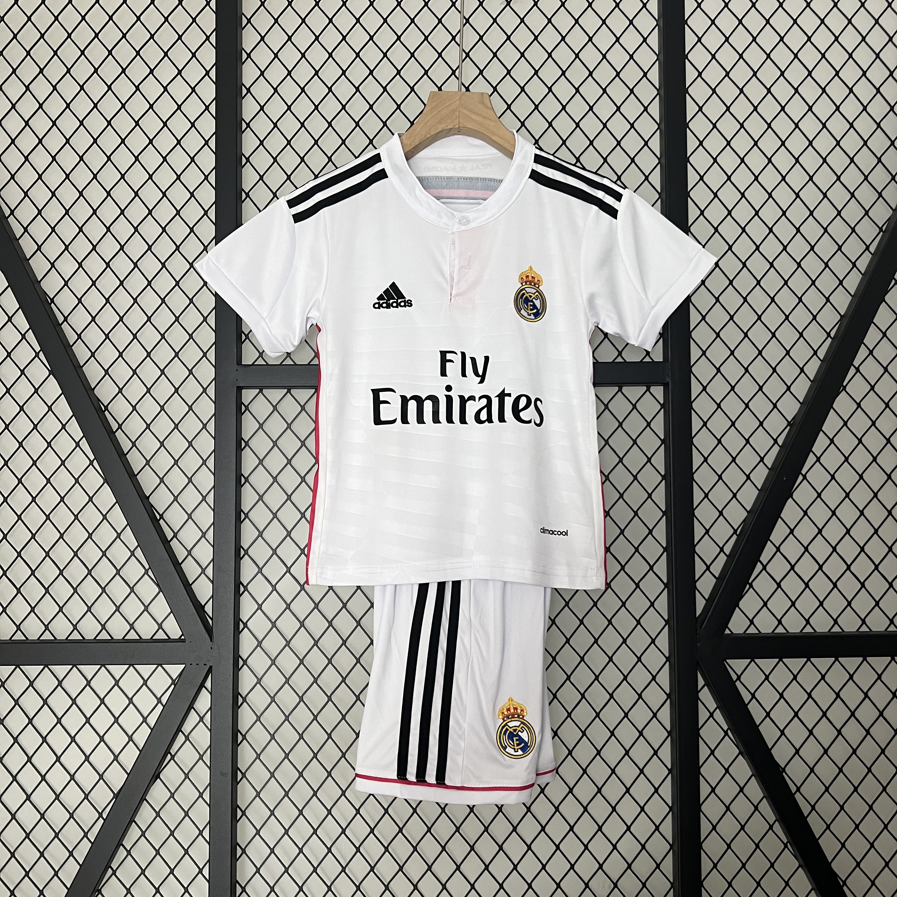 Retro Real Madrid 14-15 Home Stadium Kids Kit